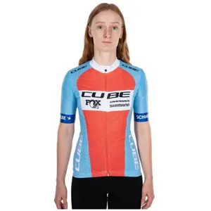 Cube Maillot à Manches Courtes Factory Racing pas cher