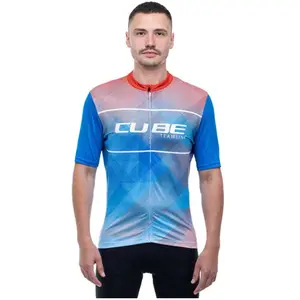 Cube Maillot à Manches Courtes Teamline Cmpt pas cher