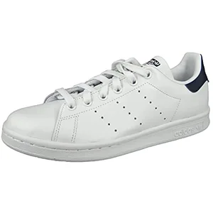 Adidas Baskets Adidas Stan Smith M20325 - Blanc / Bleu Marine - 37 1/3 pas cher
