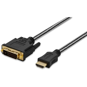 Ednet câble vidéo - HDMI / DVI - 5 m pas cher
