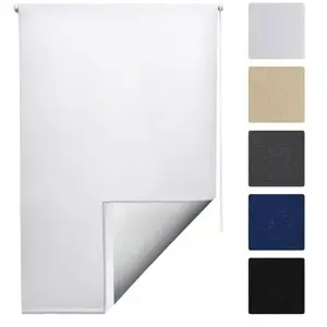 Sol Royal Store enrouleur occultant et isolant thermique 55x160cm Blanc - SolReflect T42 - Montage simple pas cher