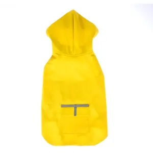zooplus Basics Imperméable pour chiens jaune, 40cm dos chien pas cher