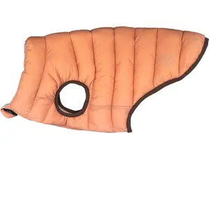 Nomad Tales Bloom Manteau pour chien, tampon, orange/beige 50cm dos chien pas cher