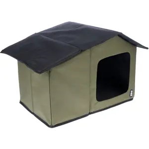 TIAKI Maison pour chats Camo 58x42x37cm pas cher
