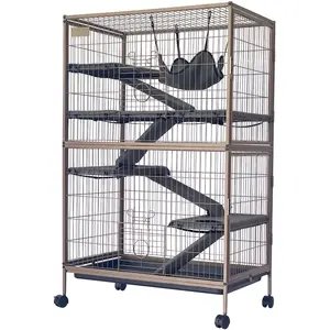 TIAKI Cage pour petits animaux Critter Empire 80x52x127cm Petit animal pas cher