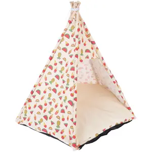 Tente Tipi tropical TIAKI pour les animaux domestiques pas cher