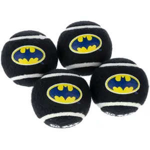 Warner Bros.  DC Set de balles de tennis Batman 4 pièces chacune Ø6,3cm Jouet pour chien pas cher