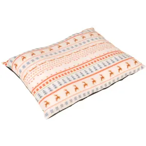 TIAKI Coussin douillet avec motif nordique d'hiver 72x52x12cm chien pas cher