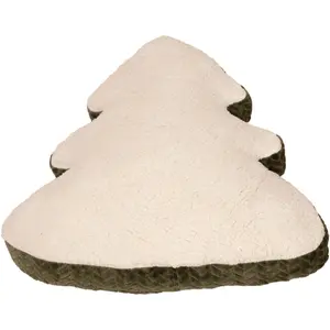 TIAKI lit moulé en épicéa 70x70x18cm pour chat et chien pas cher