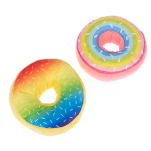 zooplus Exclusive Lot de jouets Squeaky Donuts pour chien  - lot de 2 jouets de 14 cm de diamètreVendu parzooplus-be