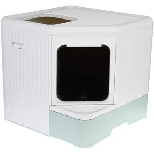 Maison de toilette kooa Hop-In en éco-plastique pour chatVendu parzooplus-be
