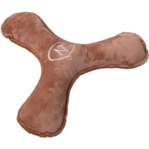 Nomad Tales Blush jouet Boomerang en peluche rose foncé L 30 x B 30 x H 5 cm chien pas cher