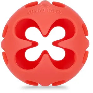 Balle ajourée Nomad Tales Bloom pour chien - 10 cm de diamètre pas cher