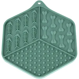 Tapis à lécher Bathtime de kooa 18,5 x 15,5 x 1 cm, pour chien pas cher