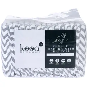 kooa Couches avec charbon actif Taille : M pour chiennes pas cher
