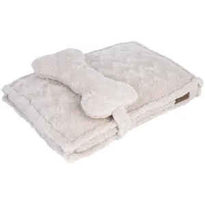 Tapis pour chien Kuta de la collection Minimalist de Modern Living, taille M 90 x 59 x 8 cm pas cher