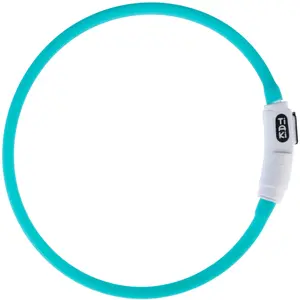 Collier en silicone TIAKI Lanterne avec éclairage LED USB pour chien -...