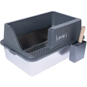 Bac à litière kooa en acier inoxydable pour chatVendu parzooplus-be