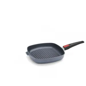 Poêle carré Diamond Lite 28 cm - Woll - Gris - Fonte Aluminium