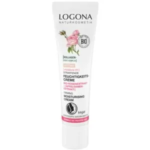 l'oreal u.s.a., inc. LOGONA Naturkosmetik Crème hydratante tonique raffermissante pour un éclat naturel, avec extrait de rose biologique végétalien et collagène, avec effet anti-âge, Moisture Lift, 30 ml pas cher
