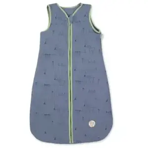 Sterntaler Emmis Garden Sac de couchage en mousseline Bleu 90 cm pas cher
