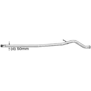 Tube d'échappement bosal 889-541 pas cher