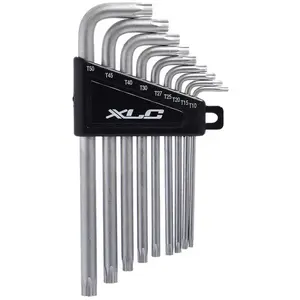XLC TO-S102 Torxsleutel - T10-T50 - 8 Delig - Zilver