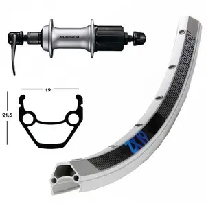 Winora Roue Arrière Exal Zx 19 700 Qr Shimano Acera T3000 8s pas cher