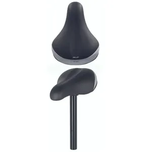 XLC SA-K04 Fietszadel - Kinderfiets - Met zadelpen (25.4mm) - Kunststof - Zwart pas cher