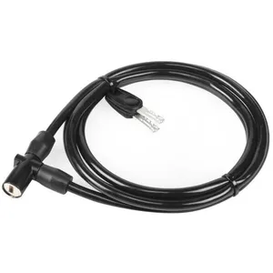 Transporteurs Antivols XLC Cable Lo C16 - 180 cm x 8 mm - Noir - Vélo loisir - Adulte pas cher