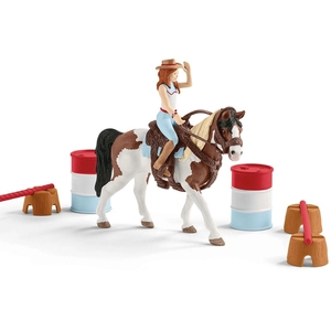 SCHLEICH - Figurine Kit d'équitation western d'Horse Club Hannah pas cher
