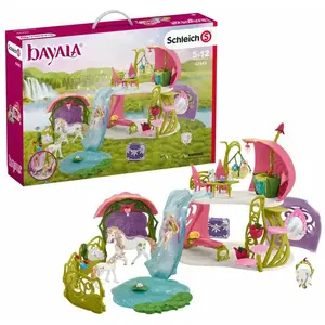 Schleich Bayala Maison-Fleur Pailletée Avec Licornes, Lac Et Écurie pas cher