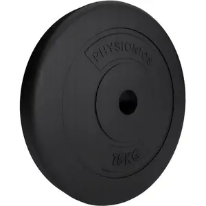 Physionics® Disques de Poids - Set de 2 x 15 kg, Ø 31 mm, avec Revêtem...Vendu pargorilla-sports