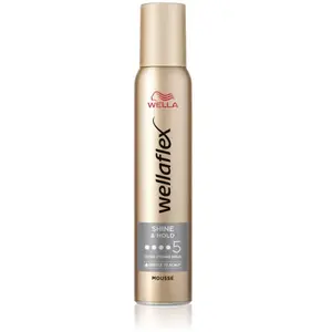 Wella, Mousse coiffante, Wellaflex Shiny Hold (200 ml, Mousse bouclante) pas cher