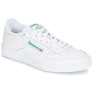 Reebok CLUB C 85 Homme Baskets, Int White Green, 37.5 EU pas cher