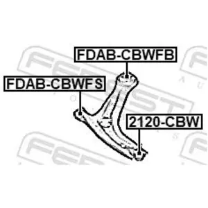 Comparateur de prix : Draagarmrubber FDABCBWFS Febest