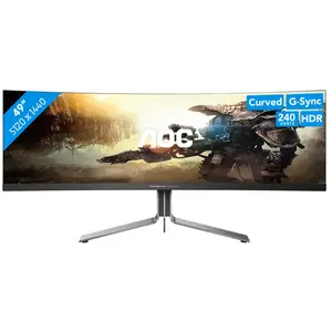 AOC Porsche PD49 - DQHD QD-OLED Ultrawide Gaming Monitor - KVM-Switch - USB-C 90w - 240hz - 49 inch pas cher