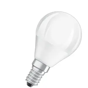 Comparateur de prix : OSRAM - LED sphérique dépoli 5.5W dim E14 470lm 2700K