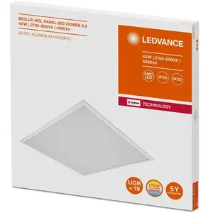 Ledvance LED Paneel Biolux HCL ZigBee 43W 4000lm - 827-865 Afstembaar Wit | Dimbaar pas cher