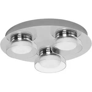 Comparateur de prix : LEDVANCE Smart LED bathroom light chrome, 18W, 1800LM, 3000-6500K, 30c...
