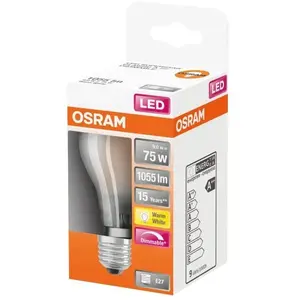 OSRAM - LED std verre dépoli variable 9W E27 1055lm 2700K chaud pas cher