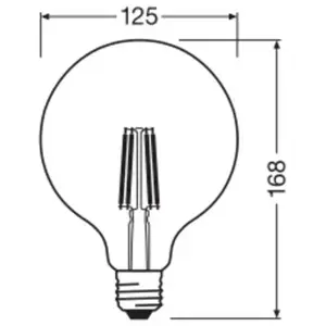 OSRAM en forme de mini bougie classique, avec filament LED décoratif, ... pas cher