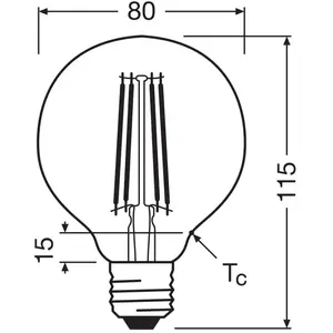 OSRAM en forme de globe pas cher