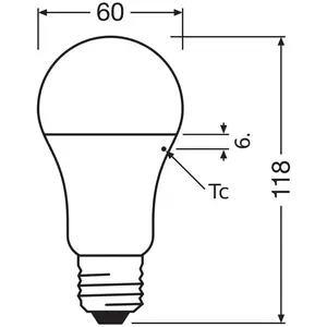 Osram, Ampoule, Lampes LED Pcr Avec A Classique (E27, 1055 lm, 6x) pas cher