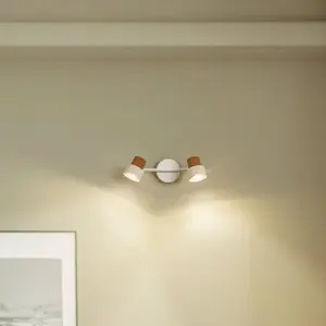 LEDVANCE DECOR SPOT CORK, 2 x 3,4W, 460lm, wit, spot, verstelbare kopp... pas cher