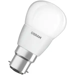 Osram Ampoule LED Sphérique verre dépoli variable 6W=40 B22 chaud pas cher