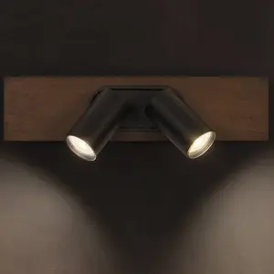 LEDVANCE Decor Spot Mercury 2X3.4W927GU10 BKLEDV, 6.8 W, Noir, 2 proje... pas cher