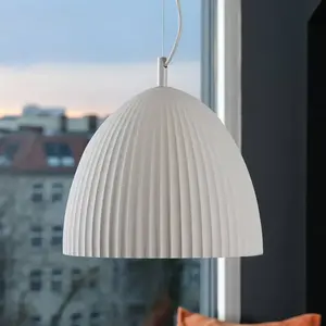 OSRAM DECOR Plaster Routes Bell suspension 300mm E27 blanc plâtre méta... pas cher