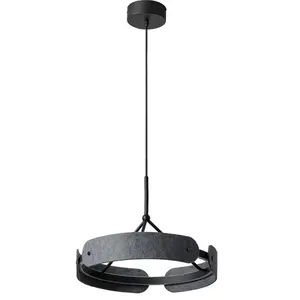 OSRAM Suspension LED Decor Curve Felt 33W 3000K avec 1000lm Gris 430m... pas cher
