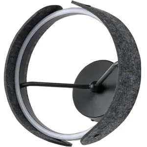 OSRAM Applique murale Decor Curve Felt LED 20W 3000K avec 530lm Gris ... pas cher